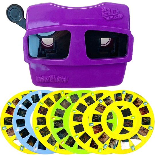 ArtCreativity: 3D Viewer With 6 Reels - Viewfinder Master Toy, 84 HD Images, Baseball, Flowers, Space, Dinosaurs & Animals Slides, Kids Ages 3+